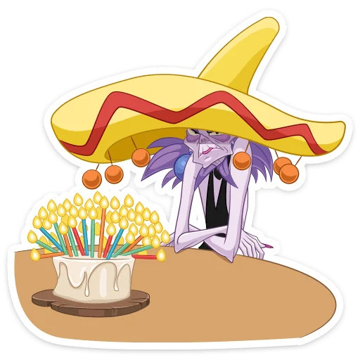 🎂 Стикер «Изма» для Telegram