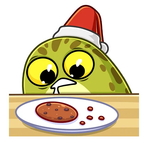🍪 Стикер «Праздник с Жабкой» для Telegram