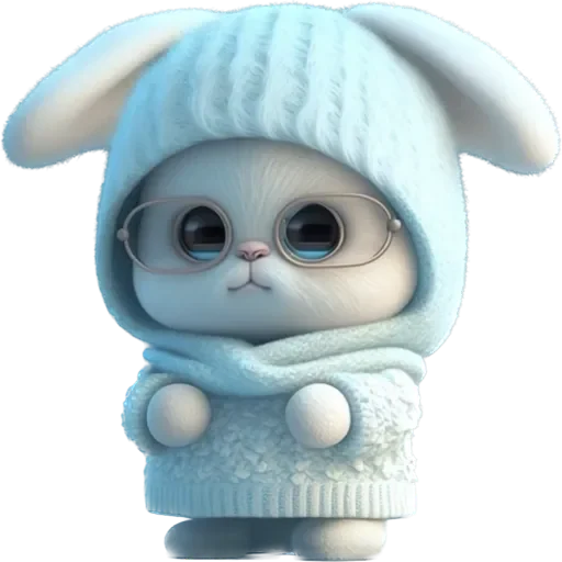 💟 Стикер «заечки» для Telegram