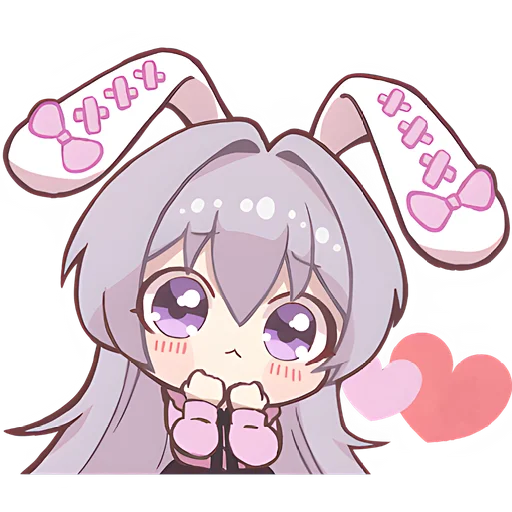 💕 Стикер «Зайчиха чан» для Telegram