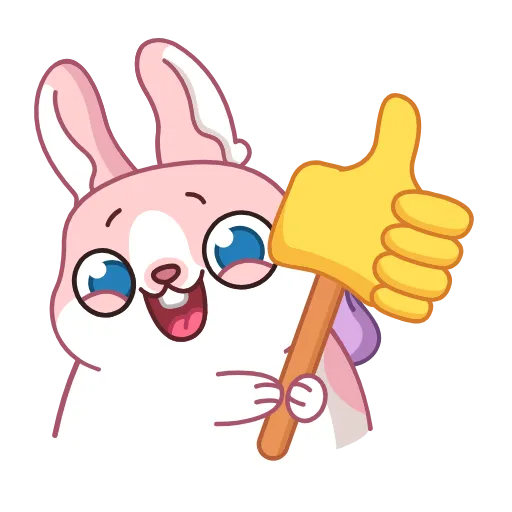 👍 Стикер «Зайка» для Telegram