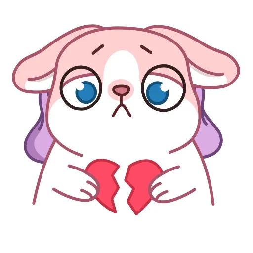 💔 Стикер «Зайка» для Telegram