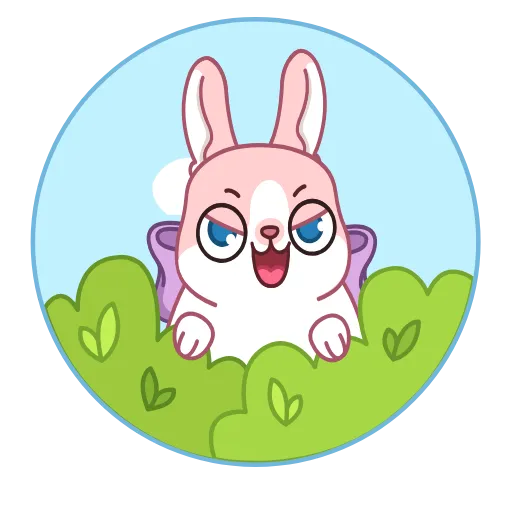 👀 Стикер «Зайка» для Telegram