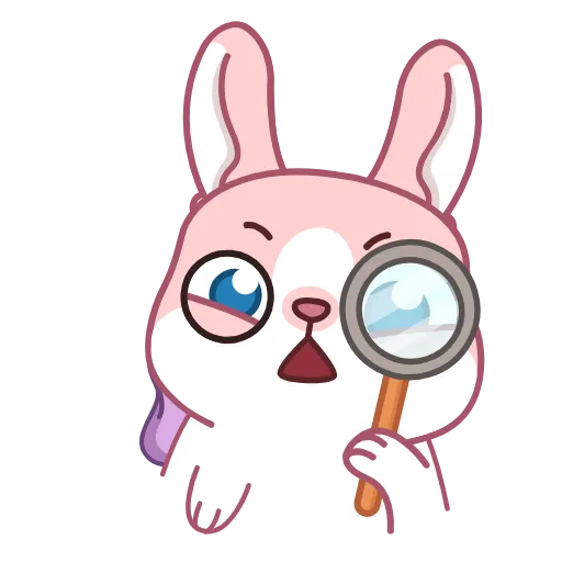 🧐 Стикер «Зайка» для Telegram