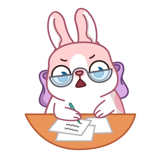 📝 Стикер «Зайка» для Telegram