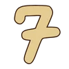 7️⃣ Эмодзи «Коричневые буквы, цифры, иконки» для Telegram