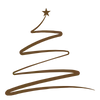 🎄 Эмодзи «Коричневые буквы, цифры, иконки» для Telegram