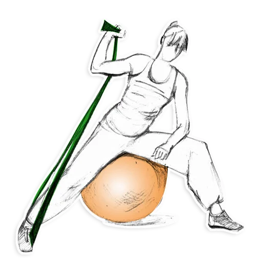 ⛹️ Стикер «Zanimaisyadoma» для Telegram