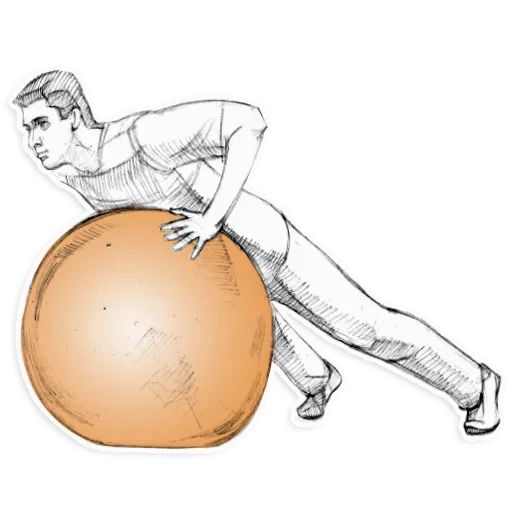 🏋️ Стикер «Zanimaisyadoma» для Telegram