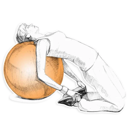 🧘 Стикер «Zanimaisyadoma» для Telegram