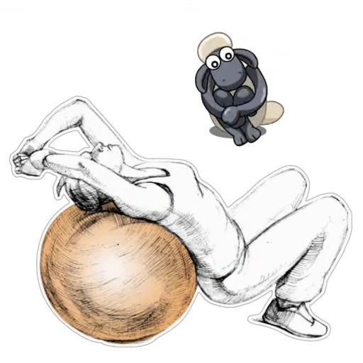 👟 Стикер «Zanimaisyadoma» для Telegram