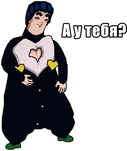 2️⃣ Стикер «Jojo Morio» для Telegram