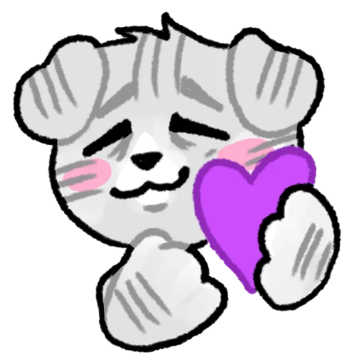 💜 Стикер «завертин» для Telegram