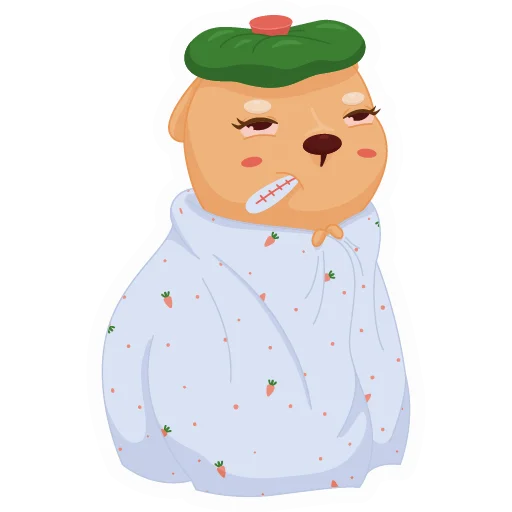 🤒 Стикер «Zoya» для Telegram