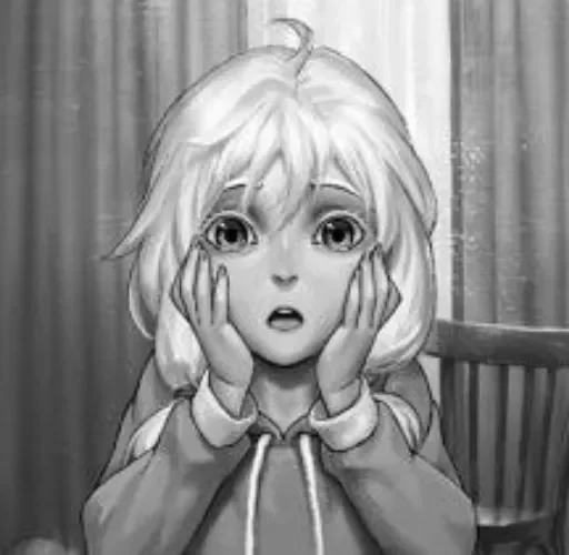 😱 Стикер «Виртуальная новелла "Зайчик"» для Telegram