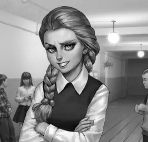 😈 Стикер «Виртуальная новелла "Зайчик"» для Telegram