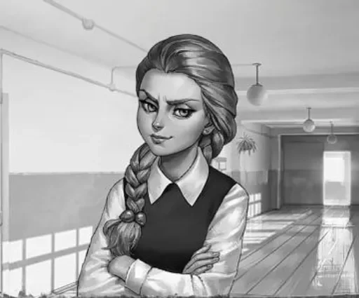 😈 Стикер «Виртуальная новелла "Зайчик"» для Telegram