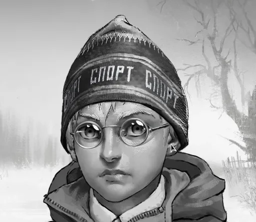 😐 Стикер «Виртуальная новелла "Зайчик"» для Telegram