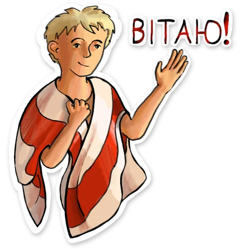 Стикерпак Жыве Беларусік для Telegram