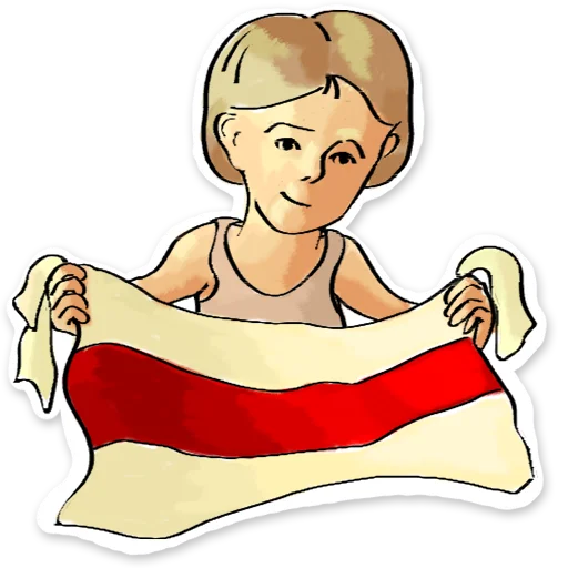 🇧🇾 Стикер «Жыве Беларусік» для Telegram