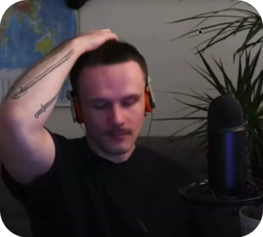 😐 Стикер «JustV Dark Soliger» для Telegram