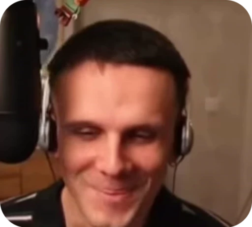 😅 Стикер «JustV Dark Soliger» для Telegram