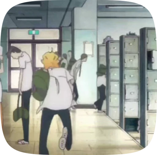 🏃‍♂️ Стикер «Doukyuusei» для Telegram