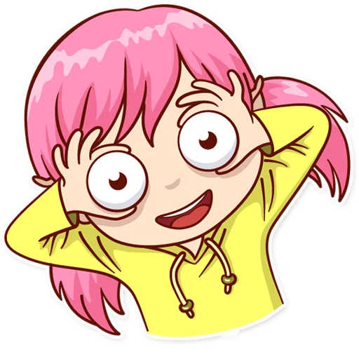 👀 Стикер «Zebra Girl» для Telegram