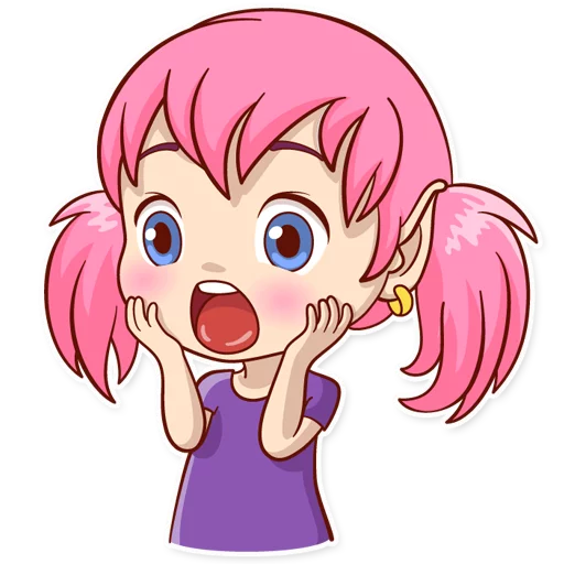😳 Стикер «Zebra Girl» для Telegram