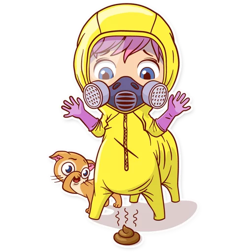 💩 Стикер «Zebra Girl» для Telegram