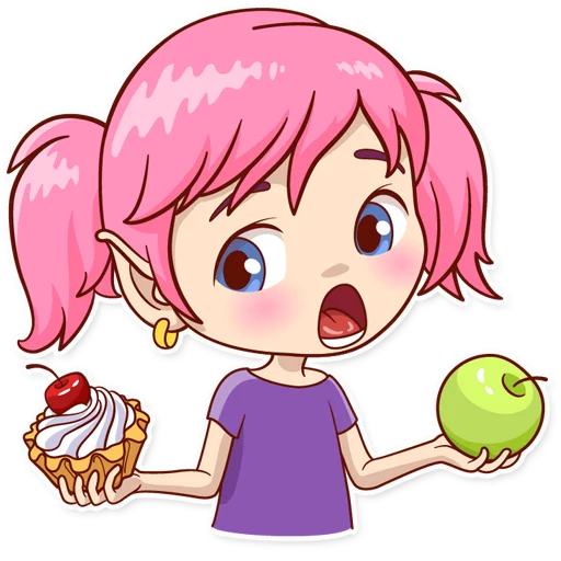 😧 Стикер «Zebra Girl» для Telegram