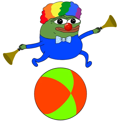 🤡 Стикер «Pepe animated» для Telegram