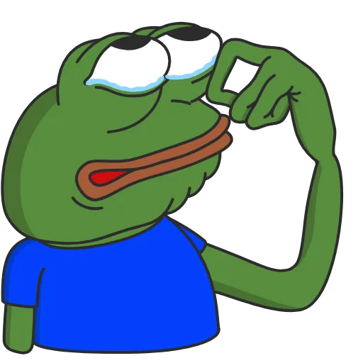 😪 Стикер «Pepe animated» для Telegram
