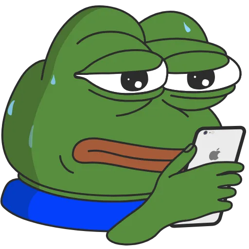 😅 Стикер «Pepe animated» для Telegram