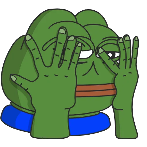 🖐 Стикер «Pepe animated» для Telegram