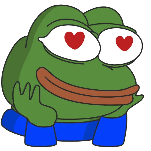 😍 Стикер «Pepe animated» для Telegram