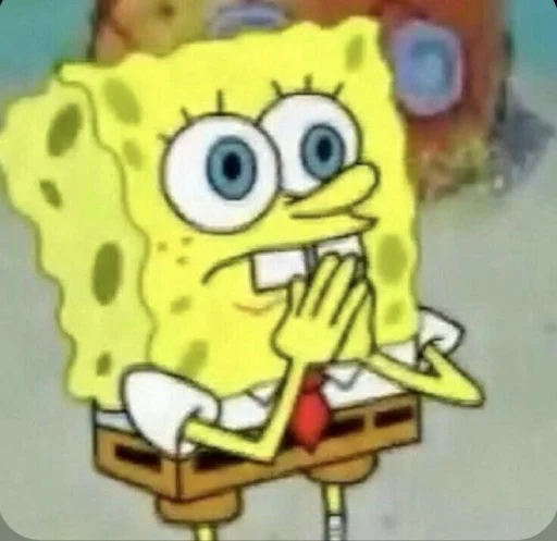 😕 Стикер «Spongebob» для Telegram