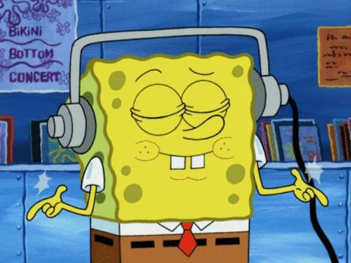 🎧 Стикер «Spongebob» для Telegram