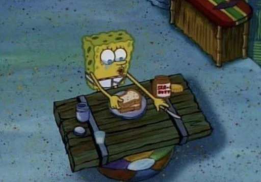 😥 Стикер «Spongebob» для Telegram