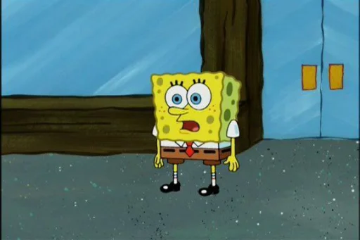 😮 Стикер «Spongebob» для Telegram