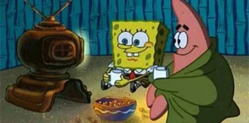 ❤️ Стикер «Spongebob» для Telegram
