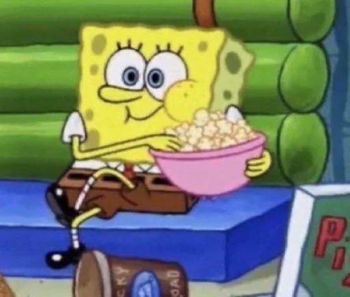 🍿 Стикер «Spongebob» для Telegram