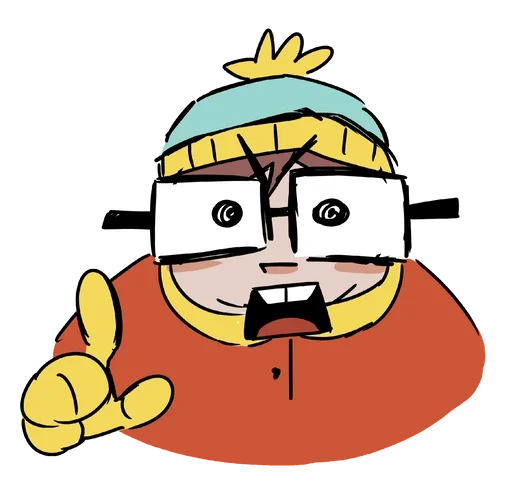 🤓 Стикер «South Park» для Telegram
