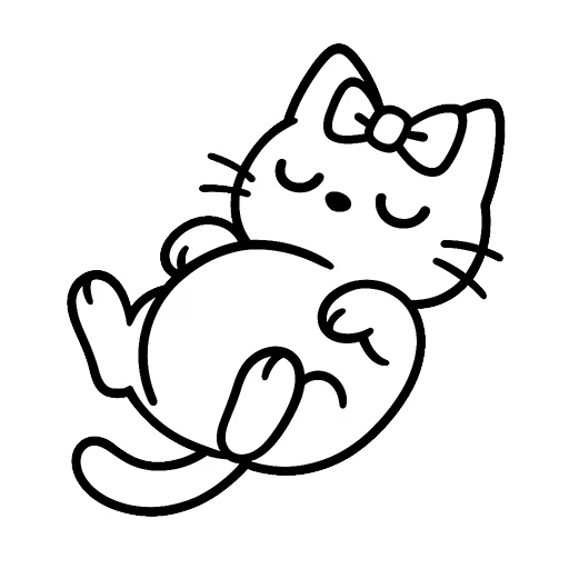 🌝 Стикер «Зефирка и Уголек» для Telegram