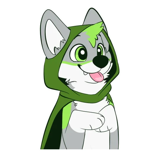 😚 Стикер «Green» для Telegram