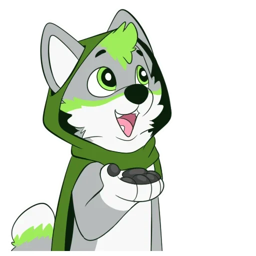 😙 Стикер «Green» для Telegram