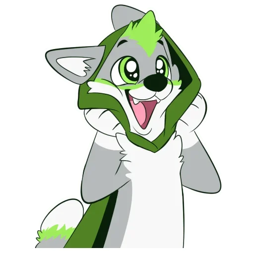 😋 Стикер «Green» для Telegram