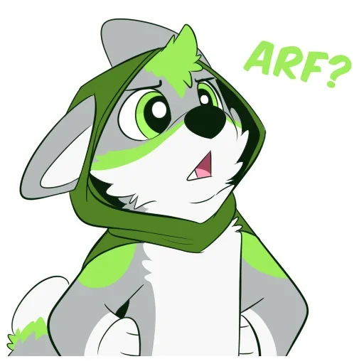 😚 Стикер «Green» для Telegram