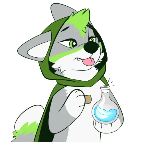 😌 Стикер «Green» для Telegram