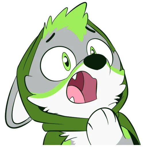 🤪 Стикер «Green» для Telegram